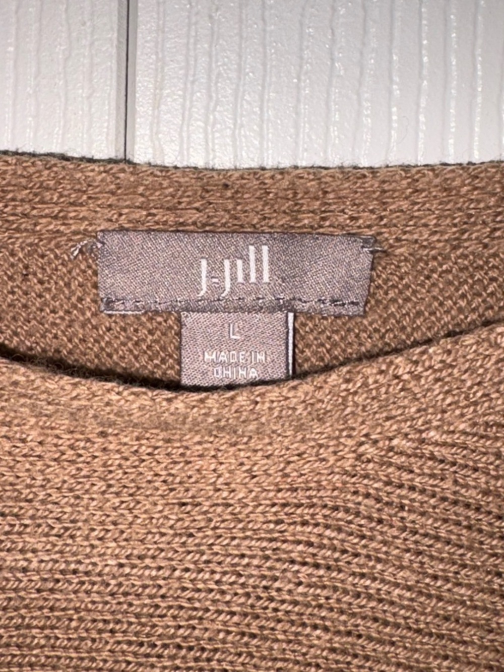 J. Jill Relaxed Long-Sleeve Top in Brown - Picture 7 of 11